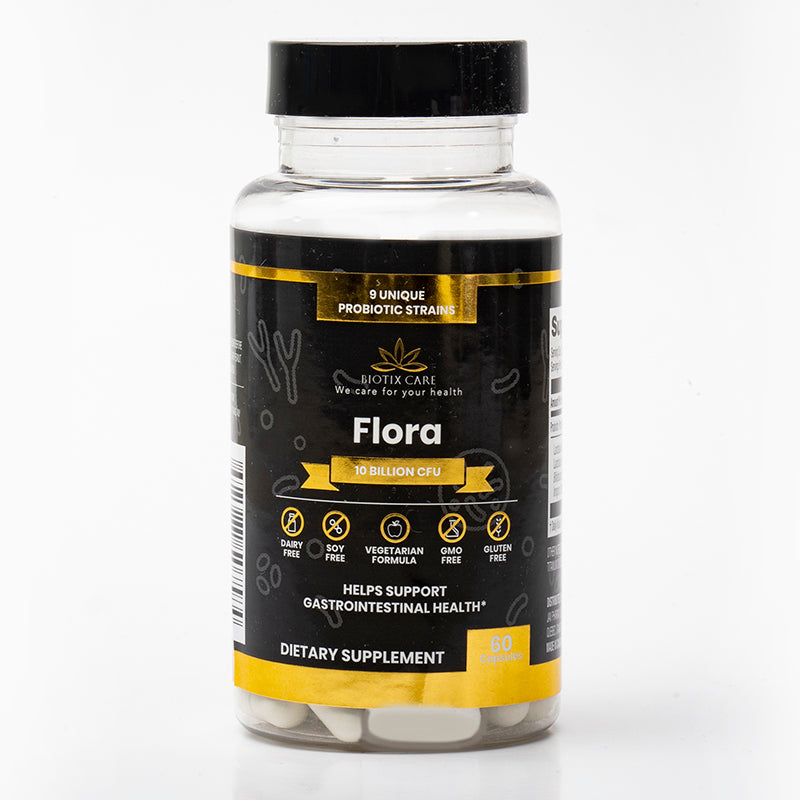 FLORA Probiotic supplements -  Improve your overall health by supporting a healthy gut microbiome