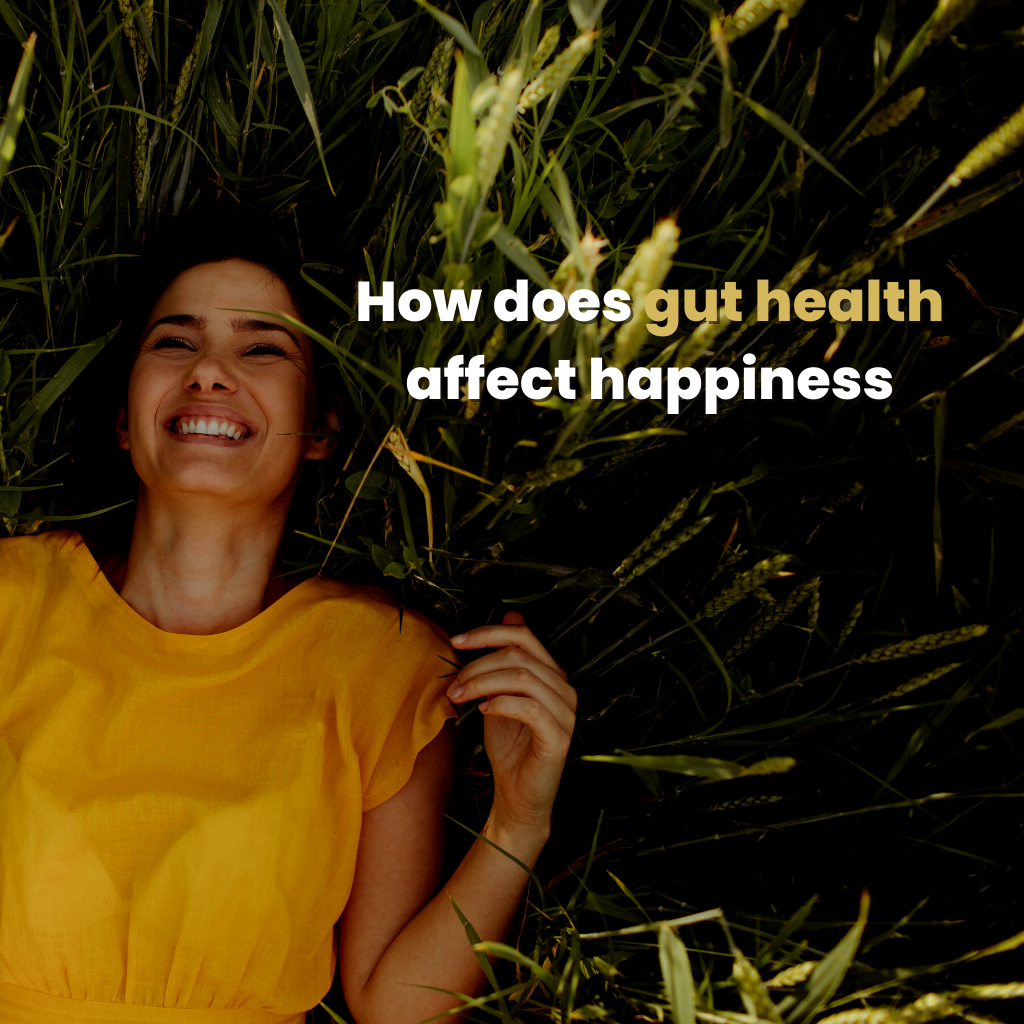 How does gut health affect happiness?