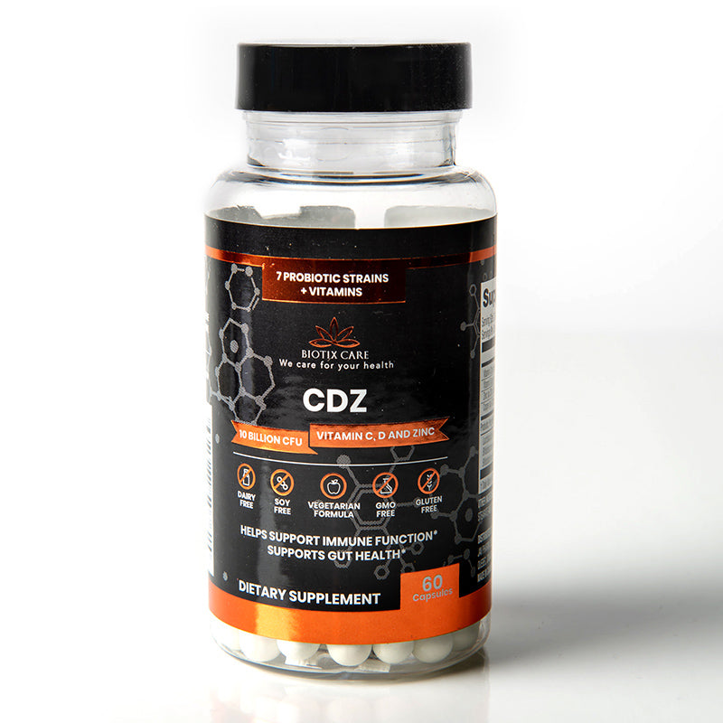 CDZ Probiotic Supplements- Strengthen your immune system and live a balanced and happy life